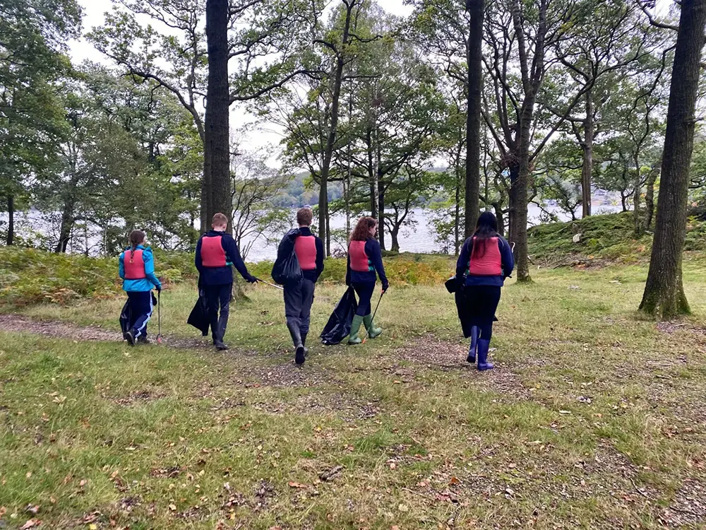 Year 11 Rubbish Collection 01 - Windermere School