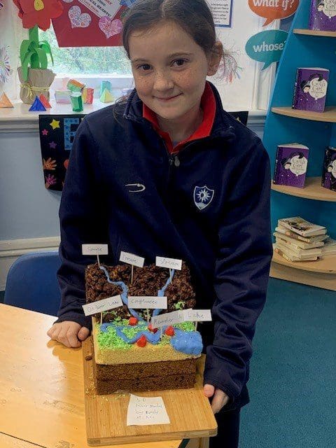 Windermere School River Homework cake