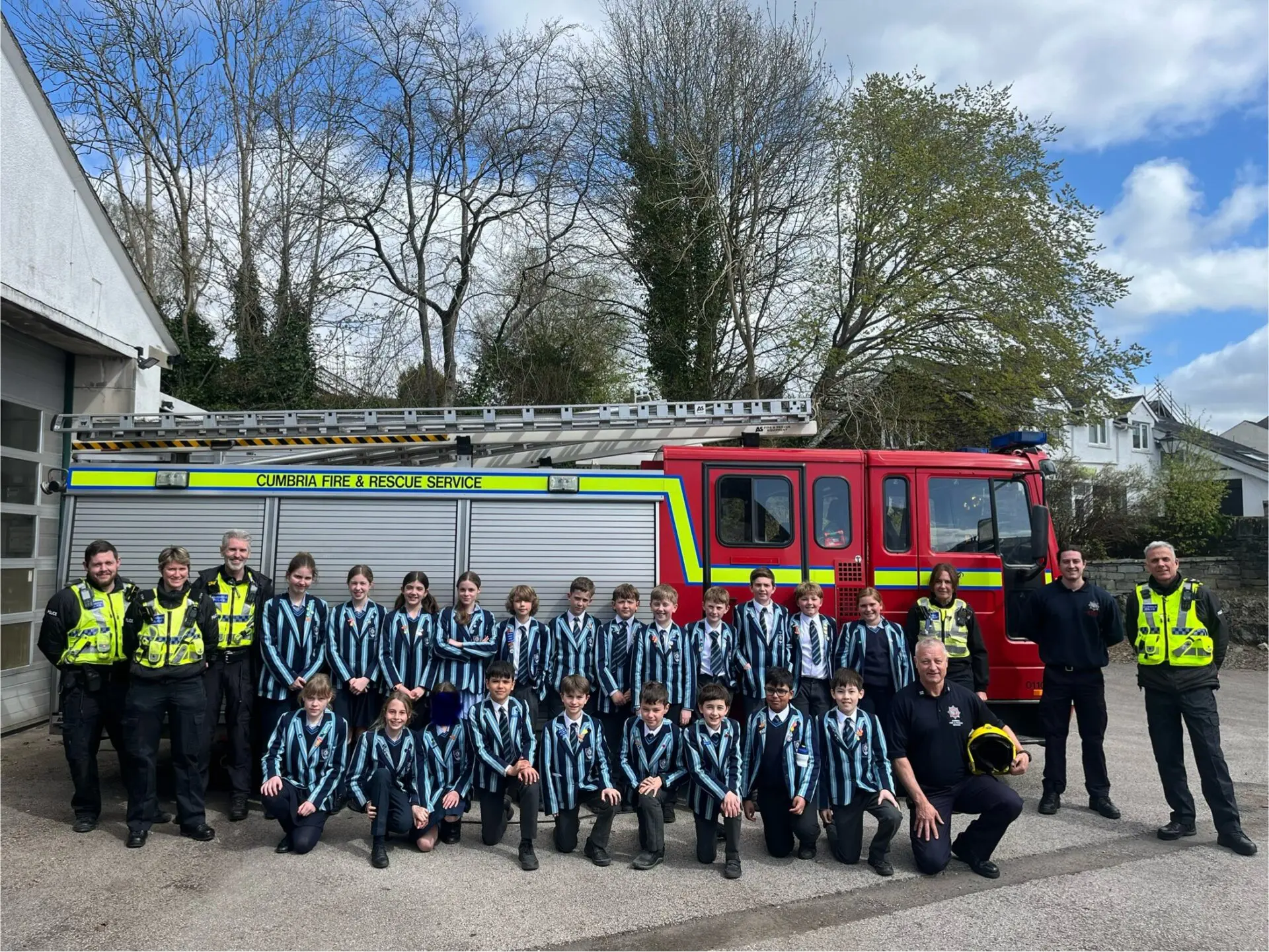 Windermere School Year 6 Fire station Visit