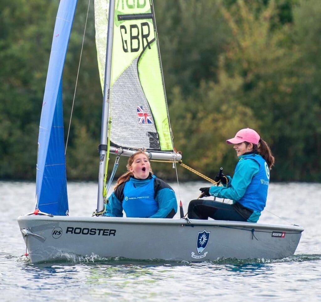 Windermere School RS Feva racing