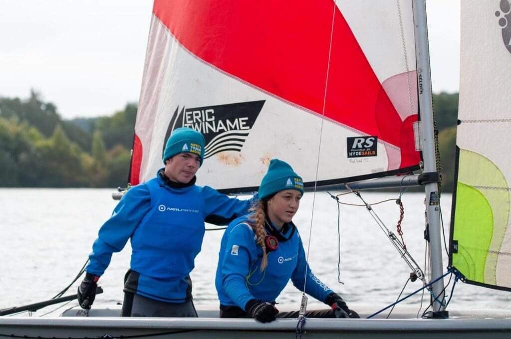 Windermere School RS Feva racing