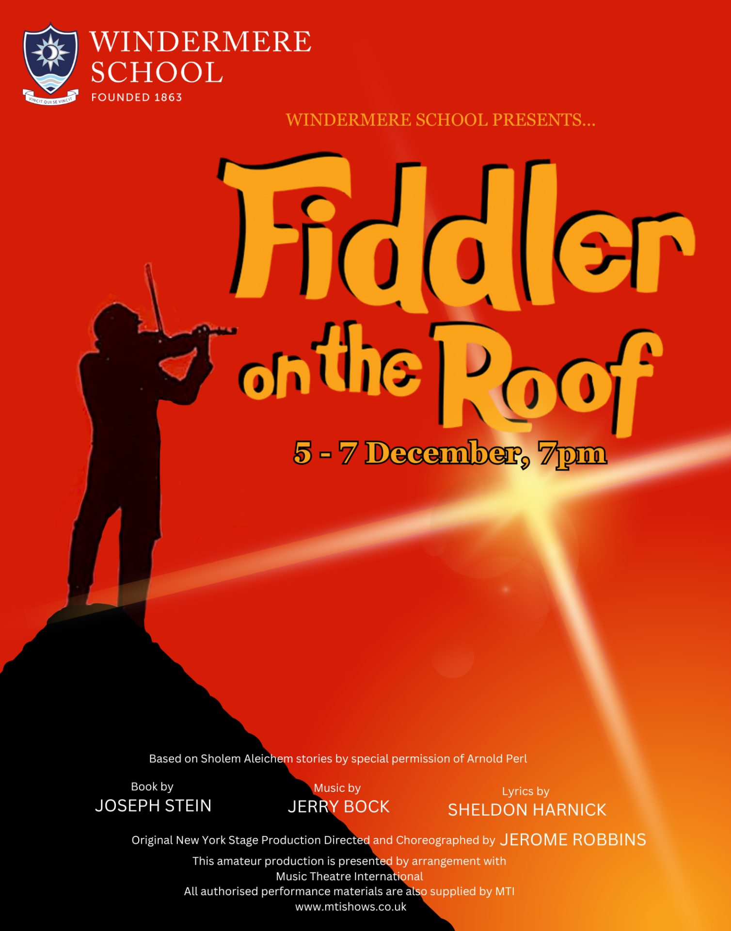 School Production Update: Fiddler on the Roof – Rehearsals in Full ...