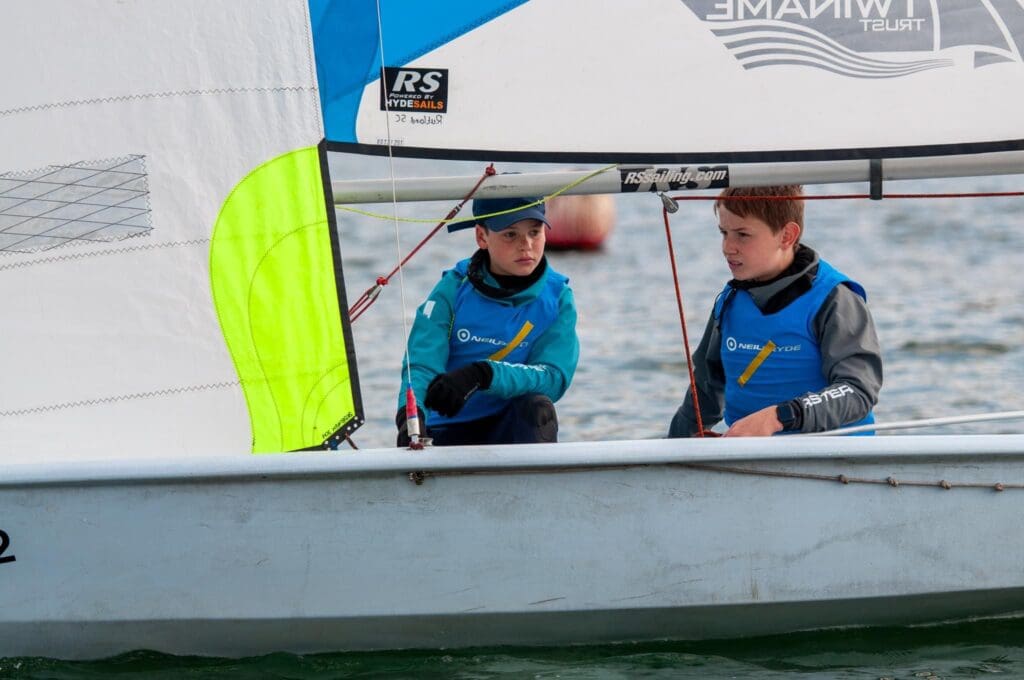 Windermere School RS Feva racing