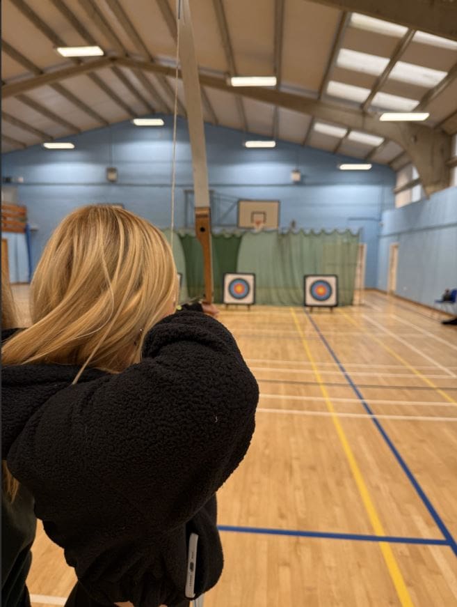 Windermere School Boarders weekend activity Archery