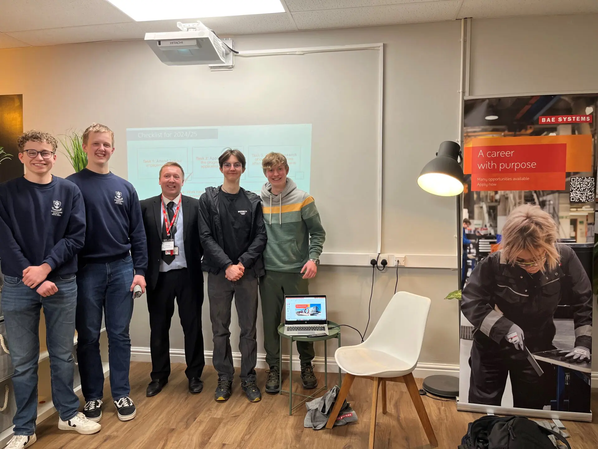 Windermere School Careers Advise BAE Apprenticeships