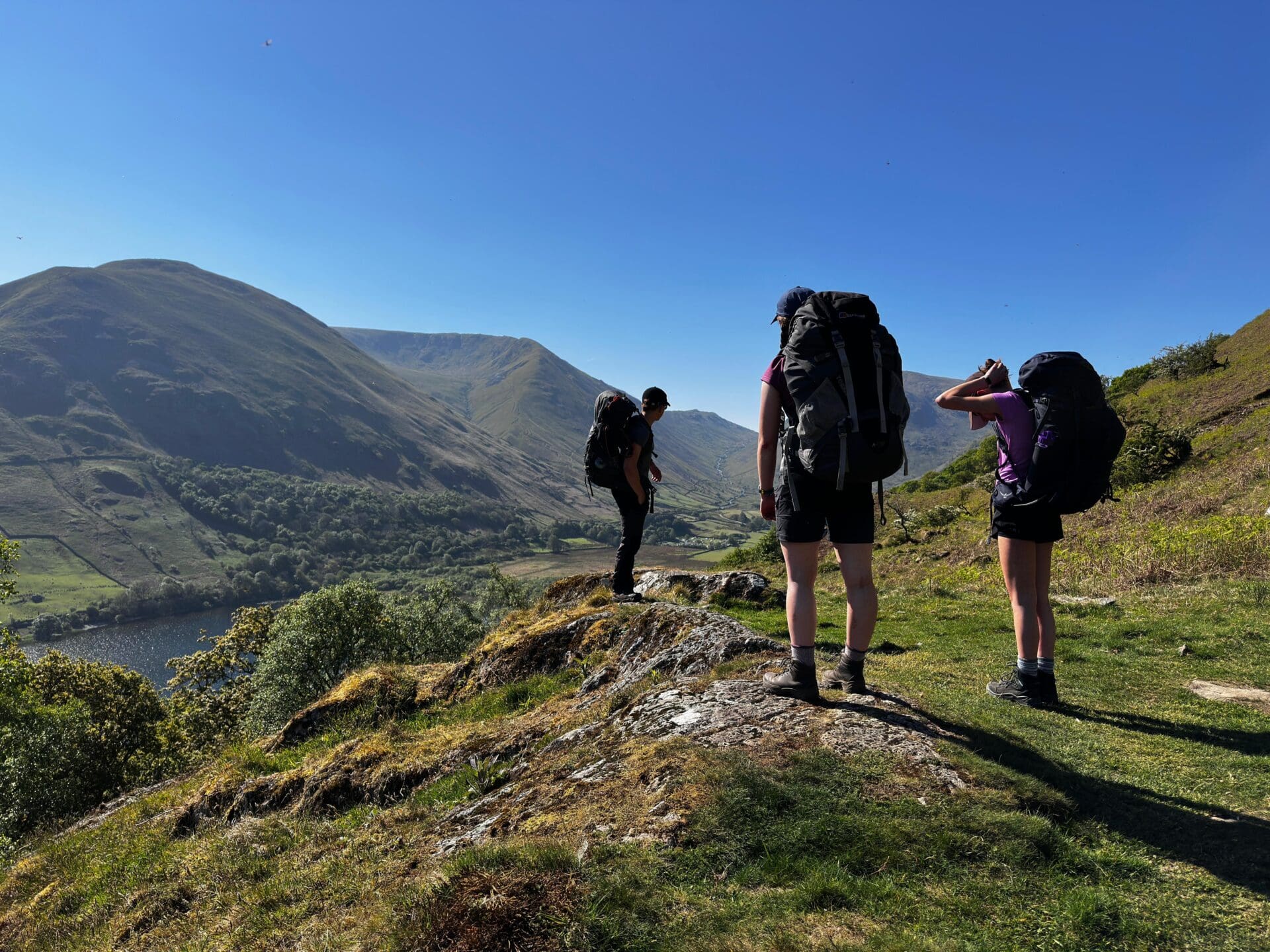 Windermere school Gold DofE training