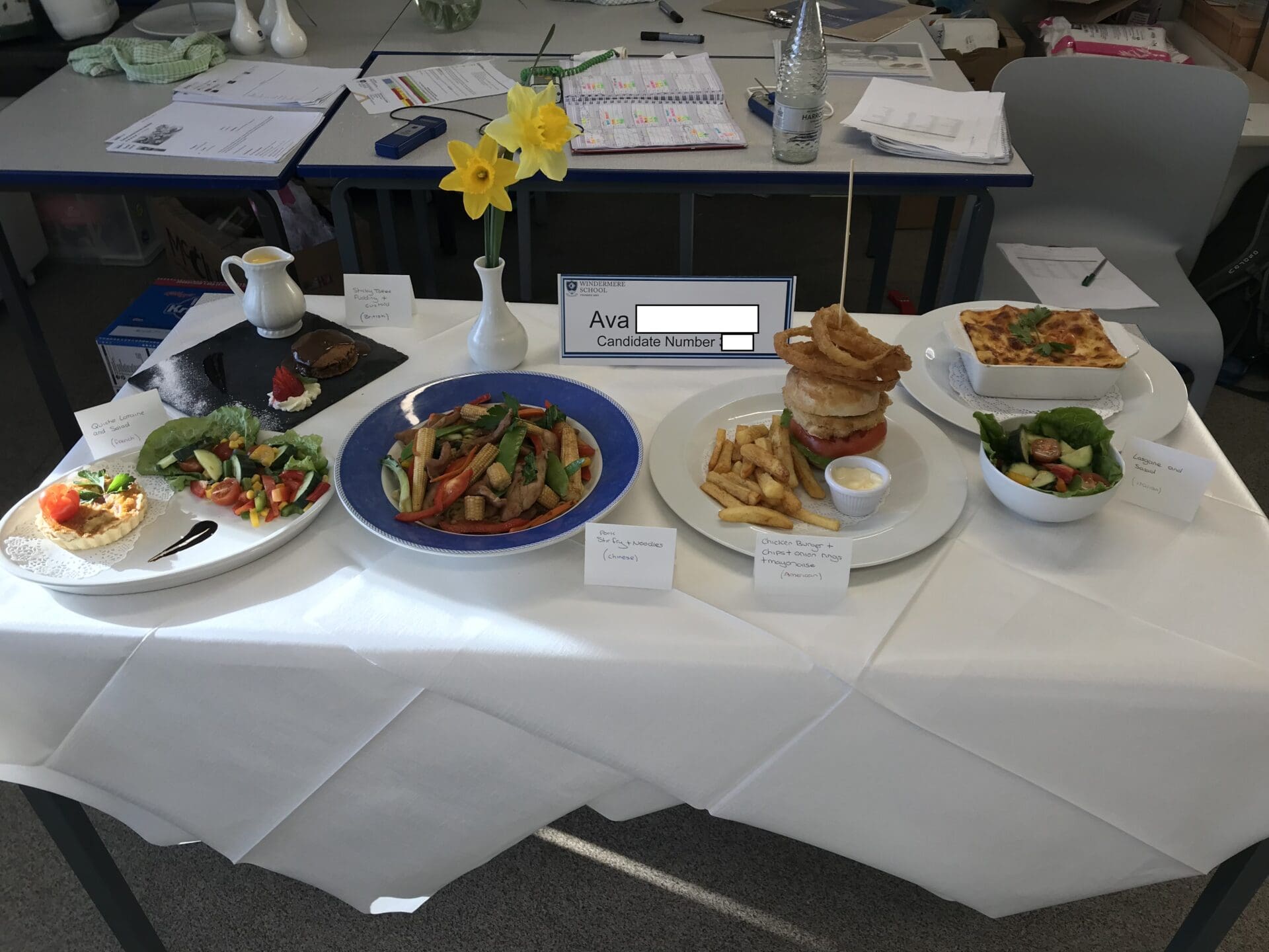Windermere School Food and Nutrition GCSE