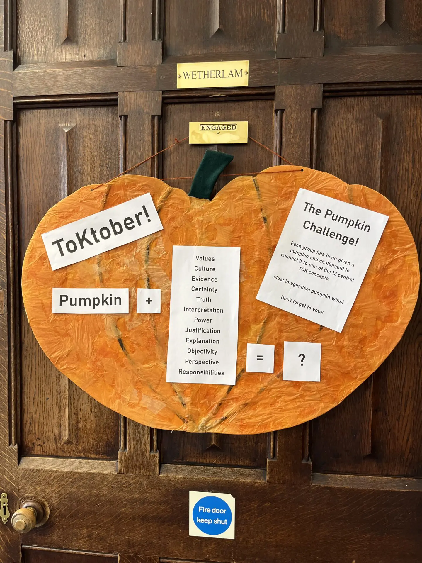 Windermere School TOKtober