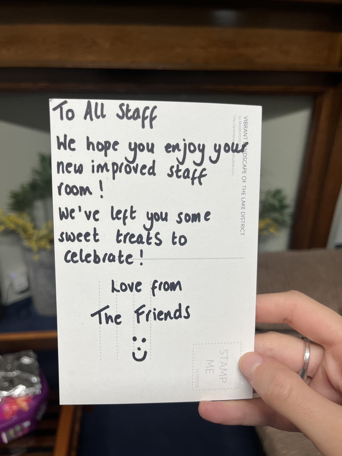 Windermere School Staff Room