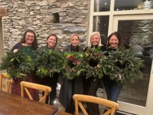 Windermere School Wreath Making